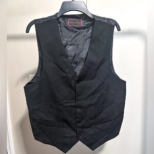 Giorgio Fiorelli Black Button Down Vest size 42